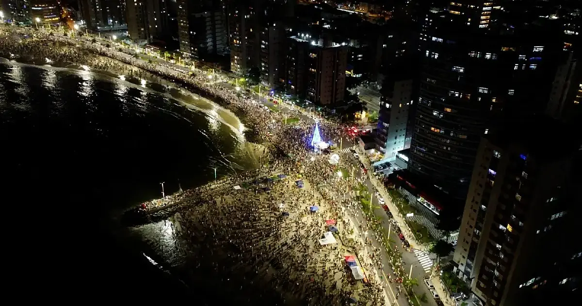 Réveillon 2026: São Vicente bloqueia orla às 22h para virada segura