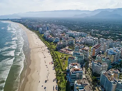 Bertioga alcançou aprovação total no monitoramento semanal da qualidade da água.