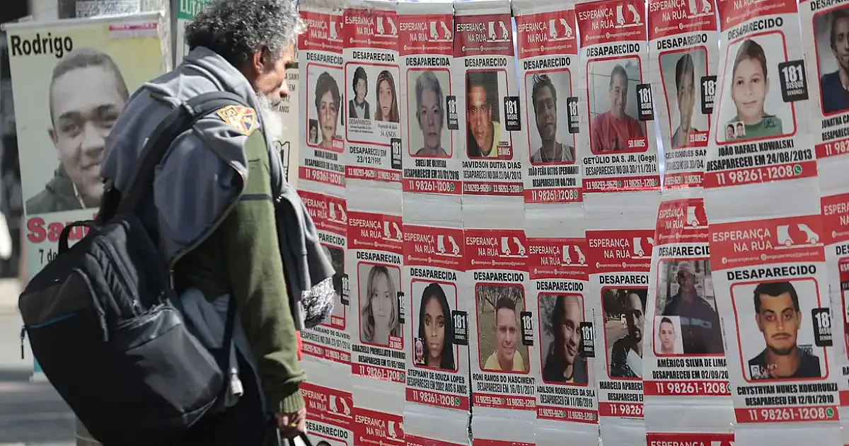 Desaparecimentos no Brasil batem recorde em 2025 com 84,7 mil casos e média de 232 por dia, maior número desde 2015