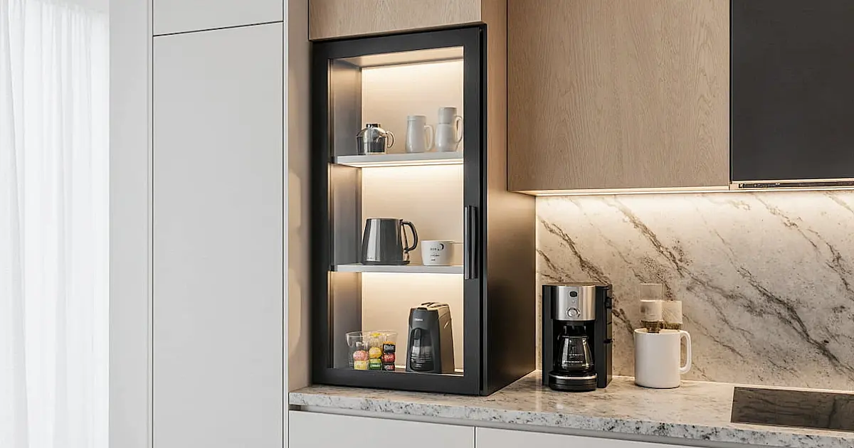 Adeus à bagunça na cozinha: a torre de café é a tendência que transforma seu espaço com estilo