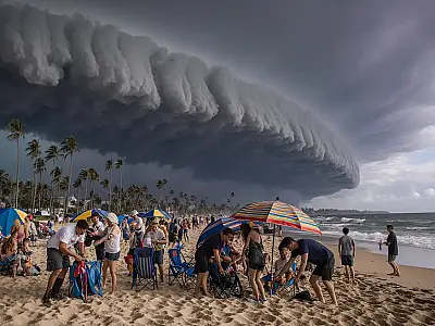 Tempestades fortes podem invadir litoral de SP a qualquer momento.
