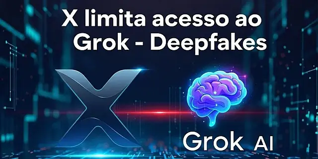 X trava Grok e proíbe edição de rostos reais em imagens