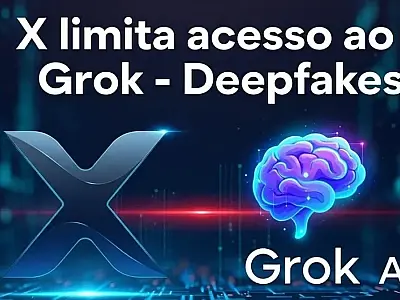 A plataforma X impõe restrições ao Grok para conter deepfakes, proibindo edição de imagens com rostos reais em 2026.
