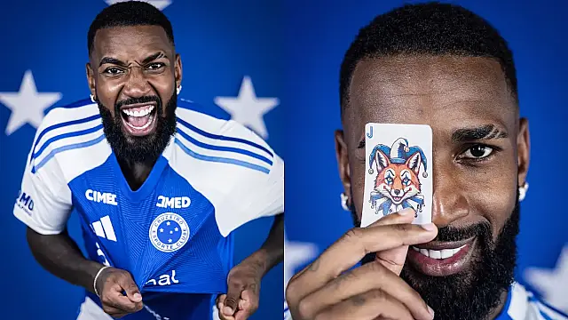 Gerson é anunciado pelo Cruzeiro e se torna a contratação mais cara do futebol brasileiro.