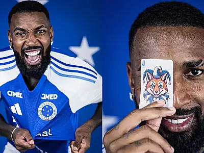 Gerson é anunciado pelo Cruzeiro e se torna a contratação mais cara do futebol brasileiro.