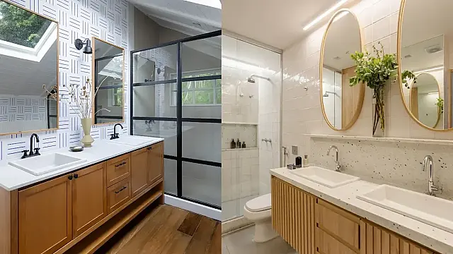 Tendências de decoração de banheiros para 2026