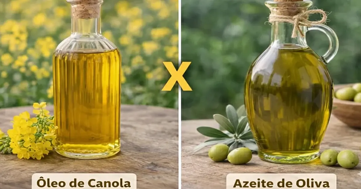 Óleo de canola ou azeite: qual vence na saúde e sabor?
