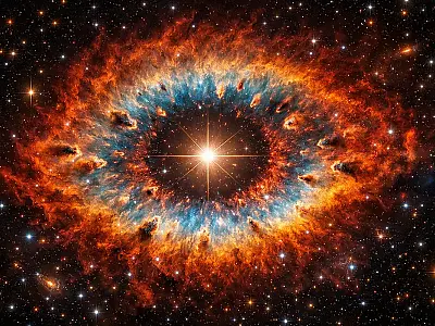 Descubra como o Telescópio James Webb revelou o Olho de Sauron, a Nebulosa da Hélice, e o que isso indica sobre o futuro do nosso Sol bilhões de anos à frente.