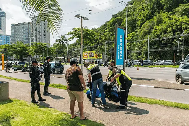 São Vicente proíbe corridas e circulação de pets na ciclovia para garantir segurança aos ciclistas.