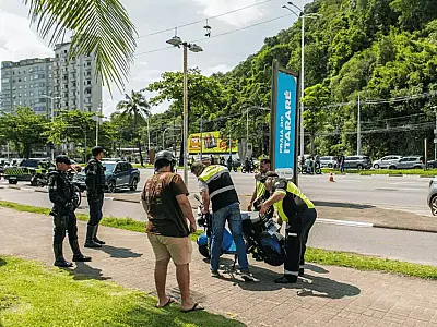 São Vicente proíbe corridas e circulação de pets na ciclovia para garantir segurança aos ciclistas.