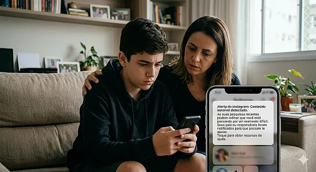 O Instagram criará alertas para responsáveis quando houver buscas repetidas por suicídio.