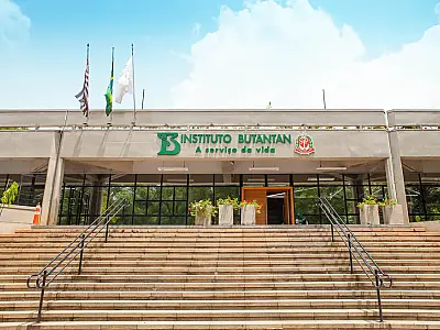 Prédio do Instituto Butantan na Zona Oeste de São Paulo.