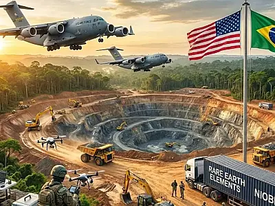Descubra por que os Estados Unidos veem o Brasil como peça-chave na disputa global por minerais críticos.