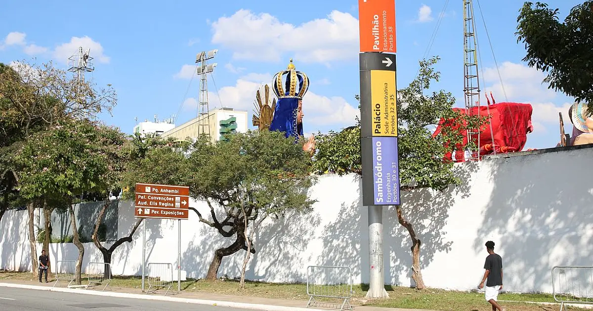 Carnaval de SP: interdições no Sambódromo do Anhembi começam nesta sexta-feira 13