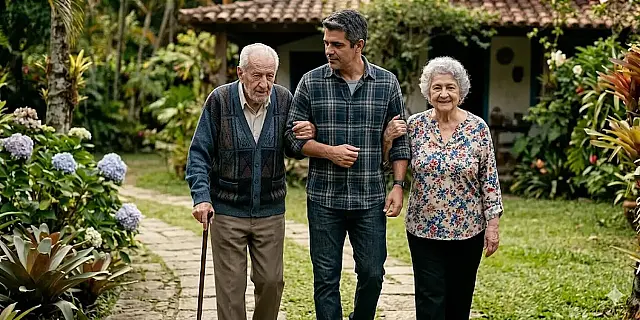 Entenda por que ver os pais envelhecerem provoca inversão de papéis, ambivalência emocional e novos desafios de cuidado e autonomia.