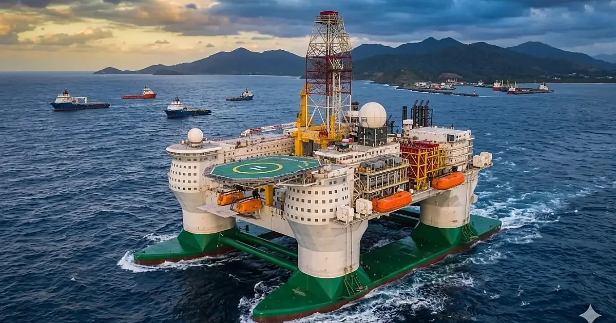 China lança primeira ilha artificial flutuante para pesquisas em alto-mar e testes em águas ultraprofundas