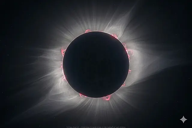 Eclipse solar total de 2027 escurecerá o céu por mais de 6 minutos em 10 países