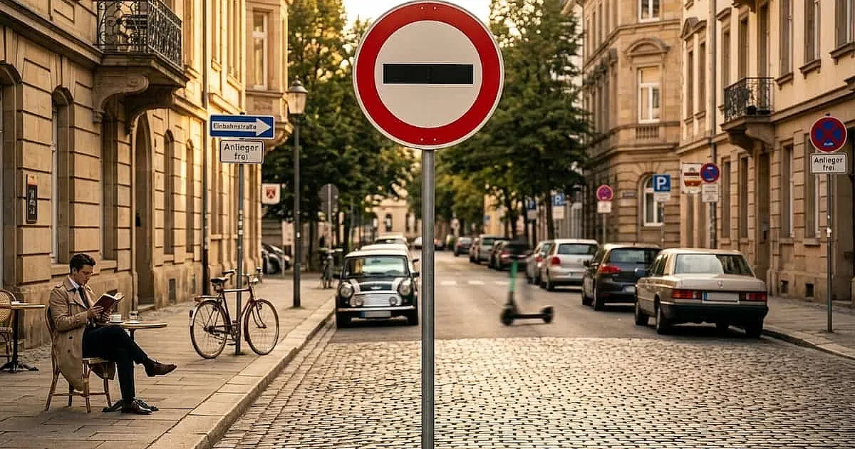 Placa de trânsito com linha preta horizontal desperta curiosidade em quem dirige pelas estradas