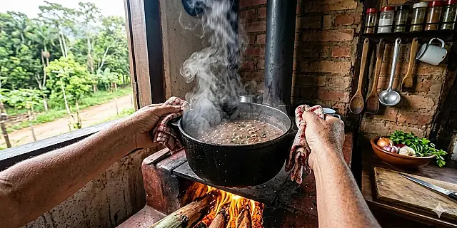 Descubra se o fogão a lenha é proibido no Brasil e quando seu uso pode resultar em multa de até R$ 10 mil pela lei ambiental.