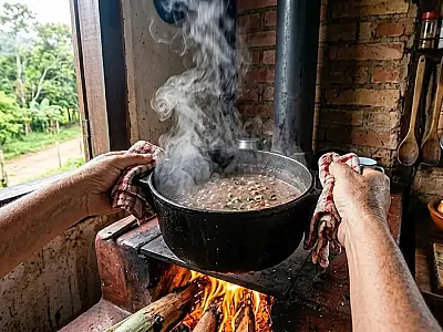 Descubra se o fogão a lenha é proibido no Brasil e quando seu uso pode resultar em multa de até R$ 10 mil pela lei ambiental.