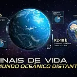 Astrônomos detectam possível sinal de vida no exoplaneta K2-18b com intensidade inédita