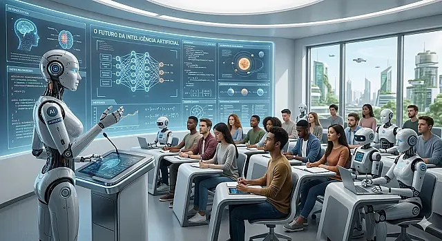 Matéria analisa as ansiedades de uma professora em formação diante da inteligência artificial na educação e como esse debate redefine o papel do docente.