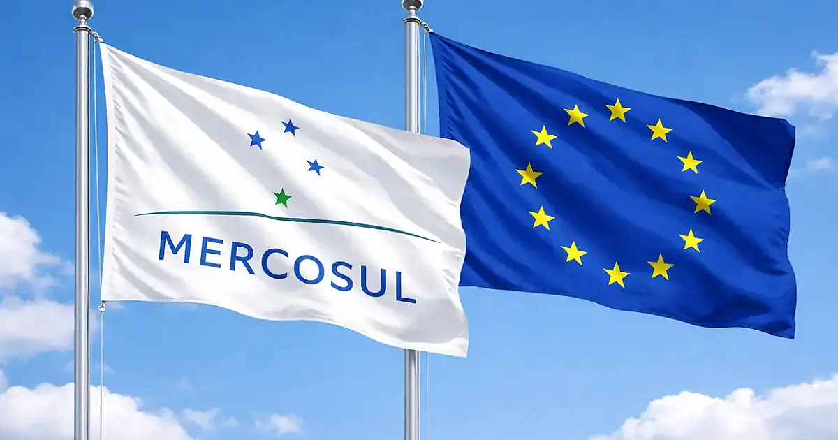 Acordo Mercosul-UE entra em vigor provisoriamente em maio e abre portas para exportações brasileiras