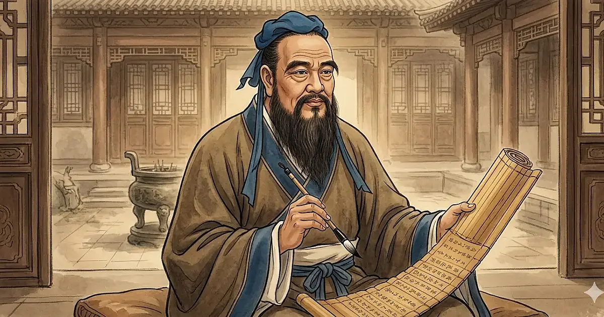 Frase atribuída a Confúcio: "Não são as ervas daninhas que sufocam a boa semente, e sim a negligência do lavrador"