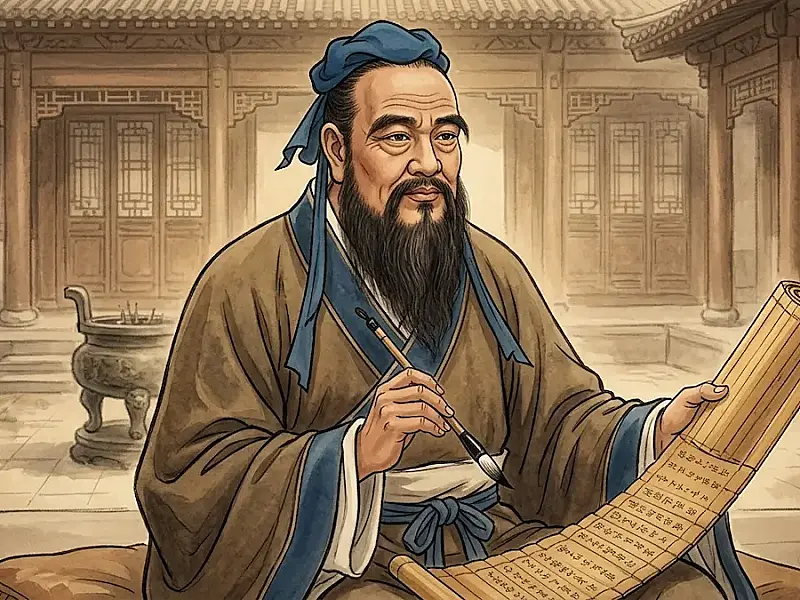 Frase atribuída a Confúcio: "Não são as ervas daninhas que sufocam a boa semente, e sim a negligência do lavrador"