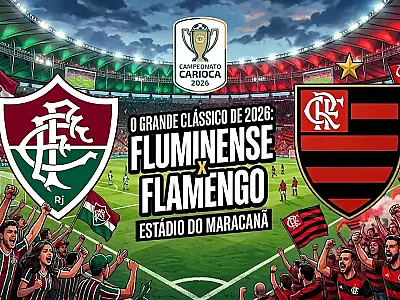 Fluminense e Flamengo decidem o Campeonato Carioca 2026 em jogo único no Maracanã.