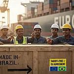 Fim de taxas na Europa: Acordo Mercosul-UE zera tarifas de 80% das exportações brasileiras