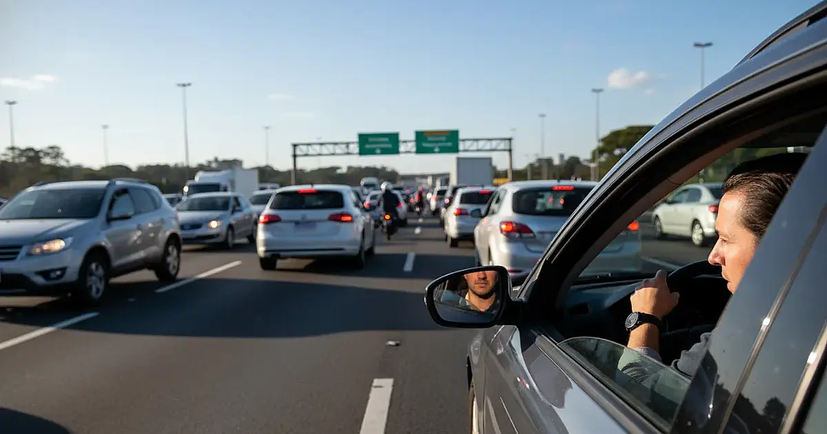 Imigrantes e Anchieta registram pontos de lentidão na véspera do feriado de 1º de maio