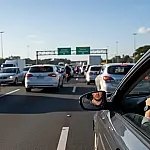 Imigrantes e Anchieta registram pontos de lentidão na véspera do feriado de 1º de maio
