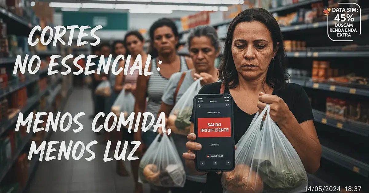 Quase metade dos brasileiros recorre a 'bicos' para fechar as contas, revela Datafolha