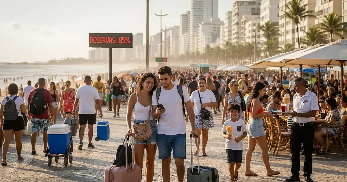 Feriado de Tiradentes deve levar ocupação hoteleira a 85% na Baixada Santista