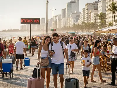 Rede hoteleira da Baixada Santista registra alta procura para o feriado prolongado de abril.