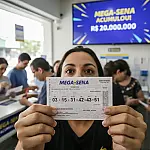 Mega-Sena acumula e prêmio de R$ 20 milhões mexe com o sonho dos brasileiros
