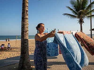 Céu limpo e tempo seco favorecem atividades ao ar livre no litoral paulista nesta semana.