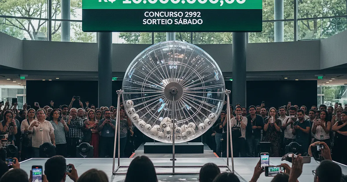 Mega-Sena acumulada: Sorteio de R$ 10 milhões acontece neste sábado