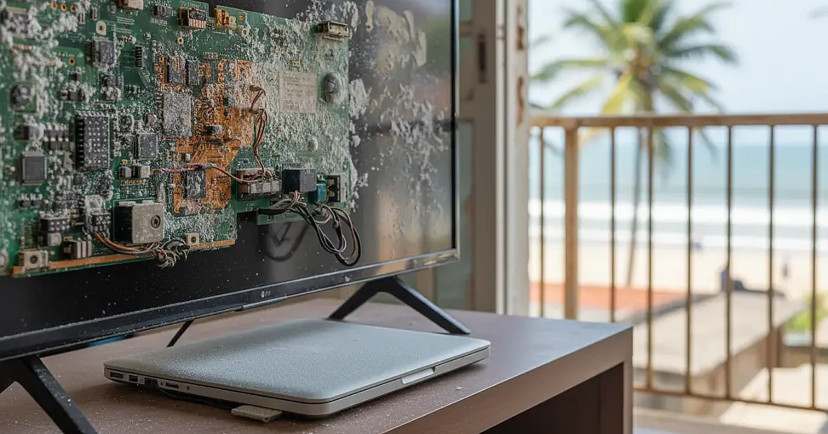 Maresia: como proteger eletrônicos e móveis da corrosão no litoral