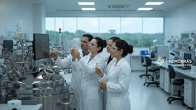 Fábrica da Hemobrás em Pernambuco recebe novos investimentos para pesquisa de moléculas e produção biotecnológica.