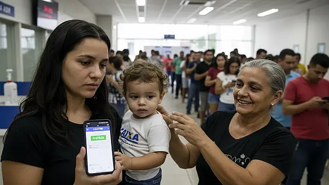 Beneficiários podem movimentar o Bolsa Família pelo aplicativo Caixa Tem e sacar em lotéricas ou caixas eletrônicos.