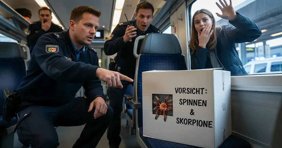 Pacote com 20 tarântulas causa alerta em trem na Alemanha após ser esquecido por passageira
