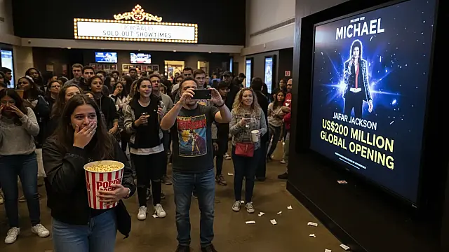 Jaafar Jackson interpreta Michael Jackson em cinebiografia que dominou as bilheterias mundiais em seu lançamento.