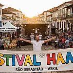 São Sebastião vira palco nacional do riso com a estreia do Festival HAHAHA