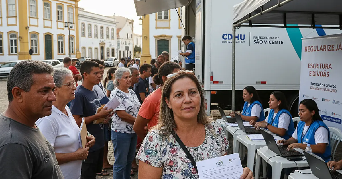 CDHU em São Vicente: Mutuários podem regularizar dívidas e escrituras no Centro