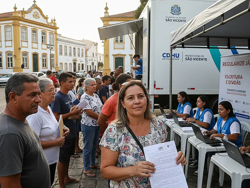CDHU em São Vicente: Mutuários podem regularizar dívidas e escrituras no Centro