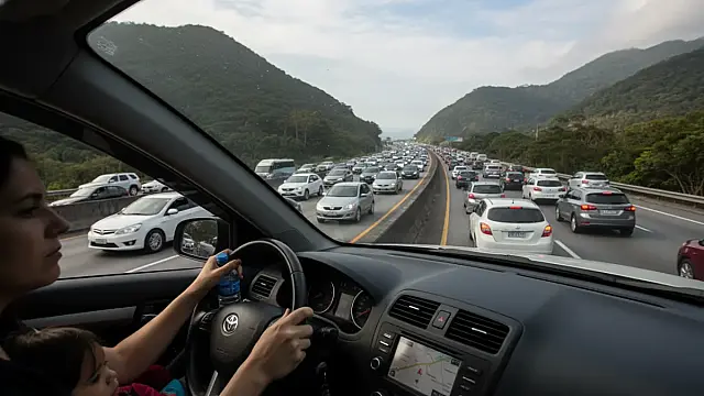 Expectativa é de tráfego intenso no Sistema Anchieta-Imigrantes a partir de terça-feira.