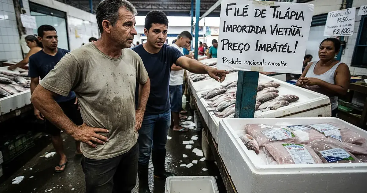 Importação de tilápia supera exportação pela primeira vez e acende alerta no Brasil
