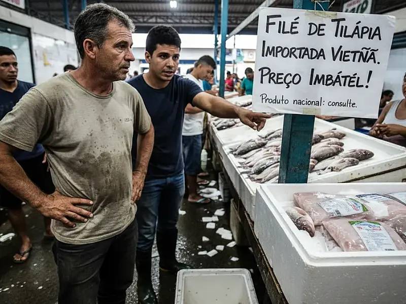 Importação de tilápia supera exportação pela primeira vez e acende alerta no Brasil